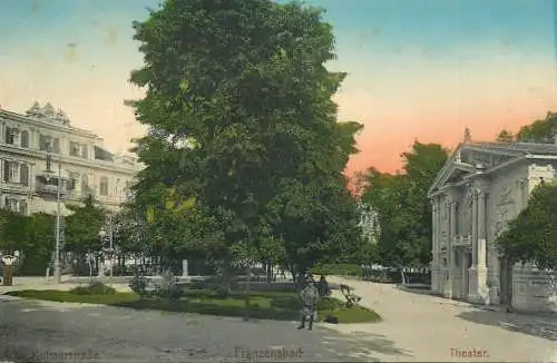 Františkovy Lázně Franzensbad Czech R. theater Kulmer strasse