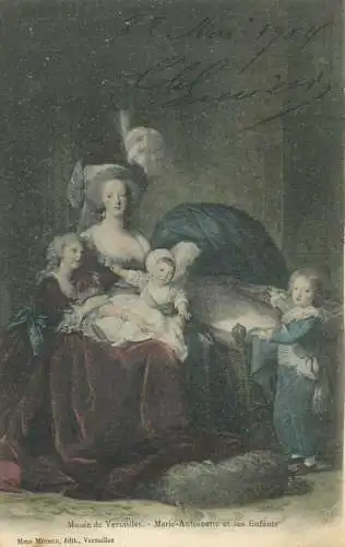 Versailles musee Marie-Antoinette et ses enfants 1904