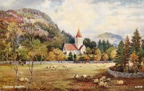 United Kingdom Scotland Crathie church