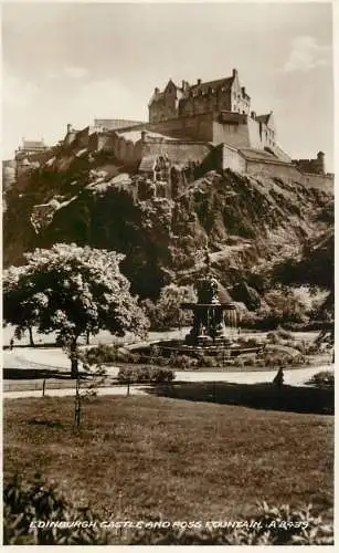 United Kingdom Edinburgh castle Scotland