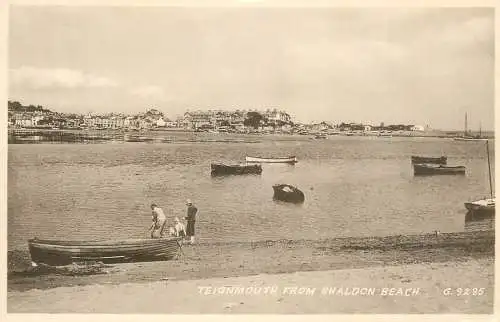 United Kingdom England Teignmouth from Shaldon beach
