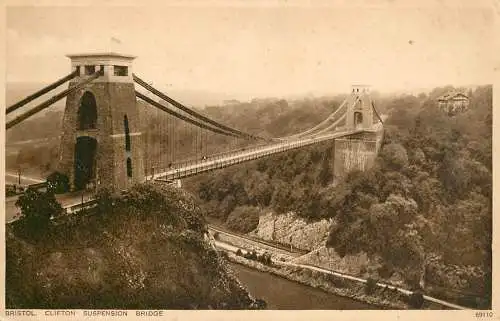 United Kingdom England Bristol Clifton suspension bridge