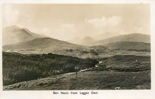 United Kingdom Scotland  Ben Nevis from Laggan Dam