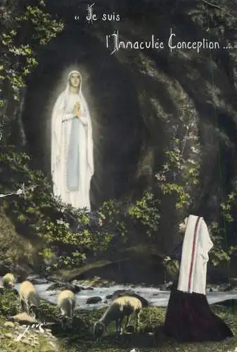 France Lourdes Apparition de la Ste Vierge a Bernadette