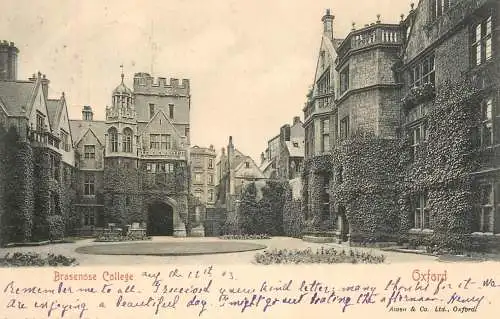 United Kingdom England Brasenose College Oxford