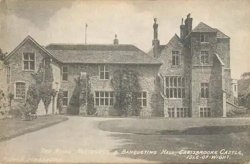 United Kingdom England Isle of Wight royal residence Carlsbrooke castle