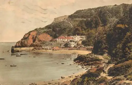 United Kingdom England Babbacombe beach view