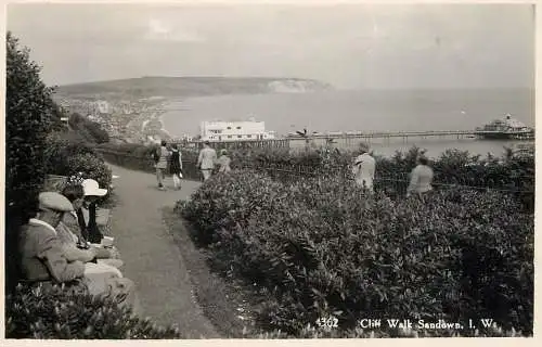 United Kingdom England cliff walk Sandown
