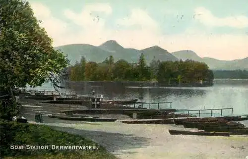 United Kingdom England Derwentwater boat station