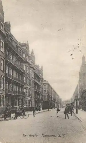 United Kingdom England Kensington mansions