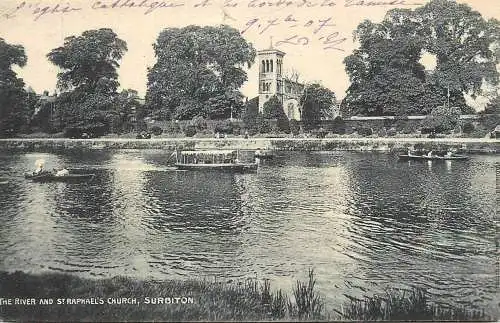 United Kingdom England London Surbiton river and St. Raphaels