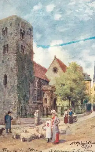 United Kingdom England Oxford Saxon tower of St. Michael's church