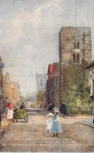 United Kingdom England Oxford Saxon tower of St. Michael's church