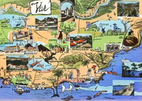 France Var map area