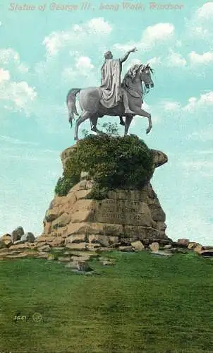 United Kingdom England Windsor Castle George III statue