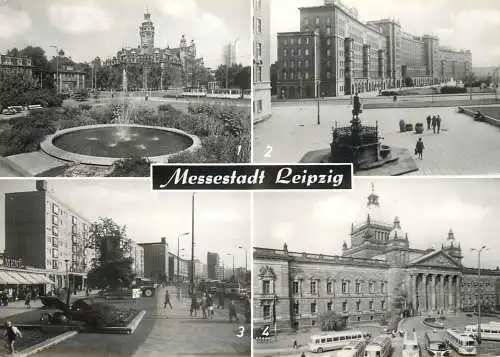 Germany Messestadt Leipzig different aspects and views
