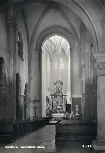 Austria Salzburg Franziskanerkirche Inneres