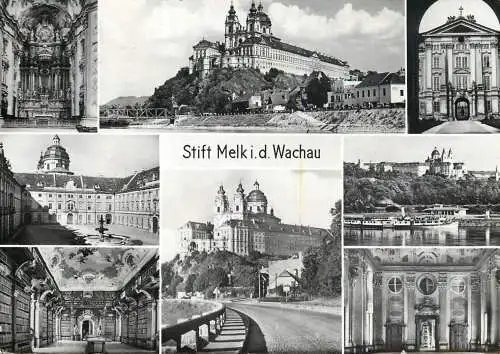 Austria Stift Melk in der Wachau multi view