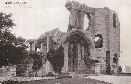 United Kingdom Wales Denbigh castle ruins