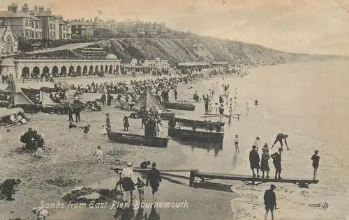 United Kingdom England Bournemouth sands from East Pier