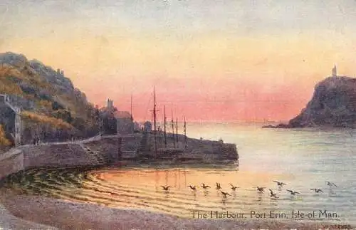 United Kingdom Isle of Man the harbour