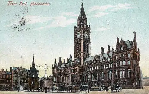 United Kingdom England Manchester town hall