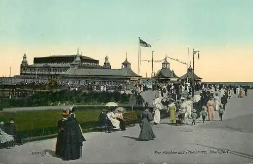 United Kingdom England Southport pier pavilion