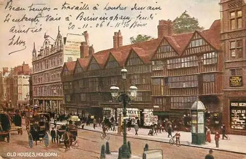 United Kingdom England London Holborn old houses