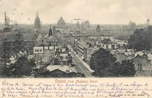 United Kingdom England Oxford from Magdalen tower
