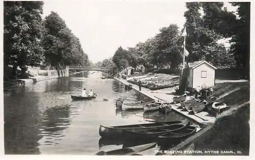 United Kingdom England Hythe canal boating station