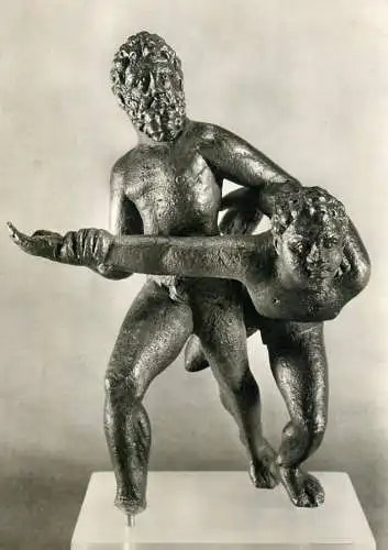 Germany Koln Romisch-Germanisches Museum Pankration Allkampf-Gruppe bronze statue