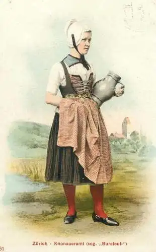 Swiss folk type Zurich Knonaueramt 1925