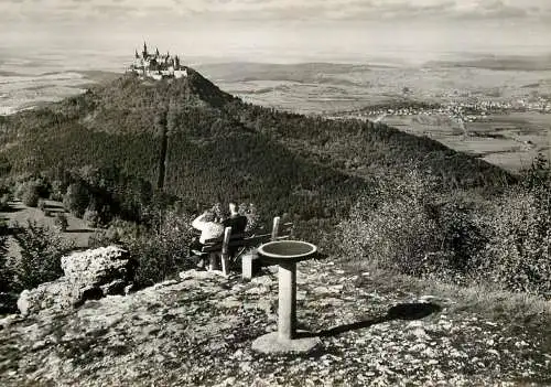 Germany Burg Hohenzollern Blick vom Zellerhorn