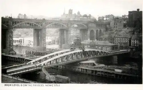 United Kingdom England Newcastle high level swing bridge