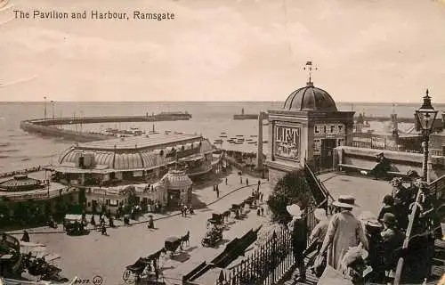 United Kingdom England Ramsgate pavilion and harbour