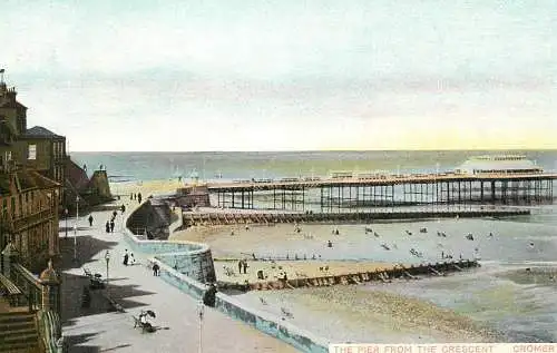 United Kingdom England Cromer pier from the Crescent