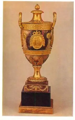 Fine arts postcard Russia Leningrad Hermitage Vase censer England