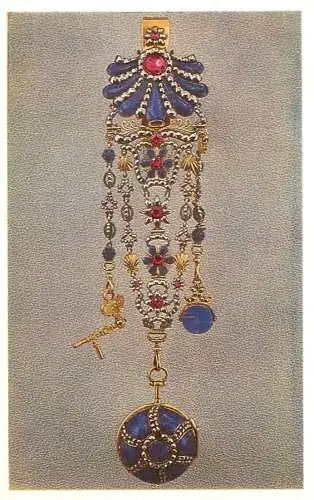 Fine arts postcard Russia Leningrad Hermitage Turnip on a chatelaine London