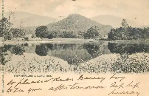 United Kingdom England Derwentwater castle hill