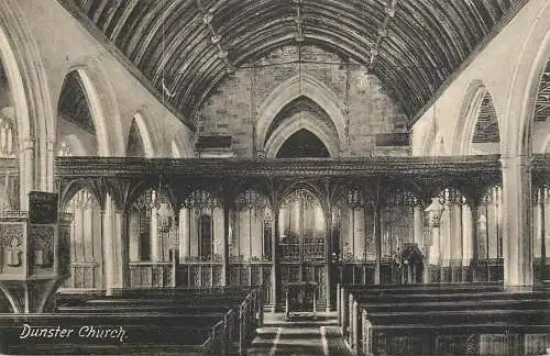 United Kingdom England Dunster church