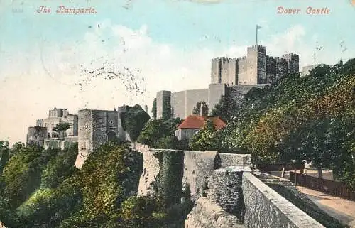 United Kingdom England Dover castle ramparts