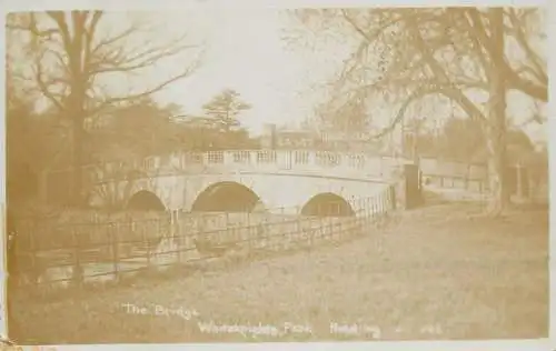 United Kingdom England Reading the bridge Whiteknights park