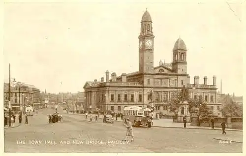 United Kingdom England Paisley town hall