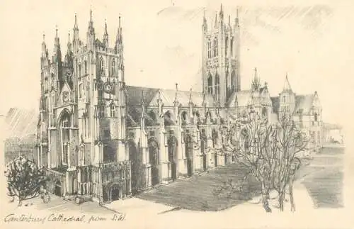 United Kingdom England Canterbury cathedral