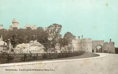 United Kingdom England Arundel castle entrance