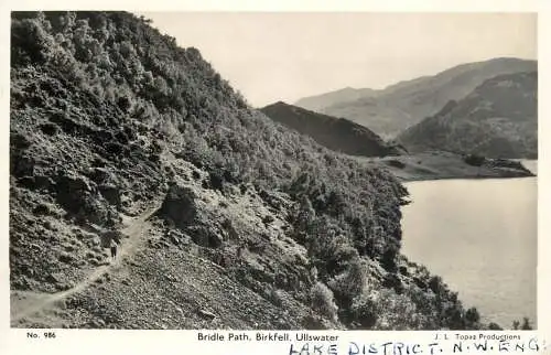 United Kingdom England  Ullswater Bridle path