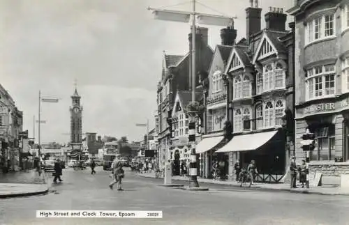 United Kingdom England Surrey Epsom high street
