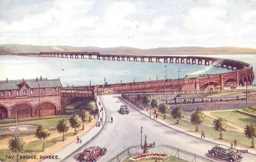 United Kingdom Scotland Dundee Tay bridge