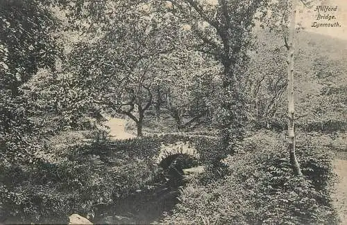 United Kingdom England Lynmouth Hillford bridge