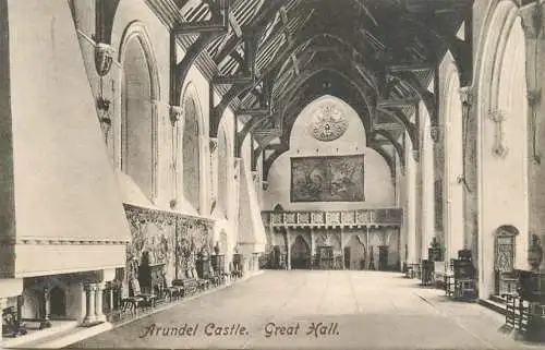 United Kingdom England Arundel castle great hall